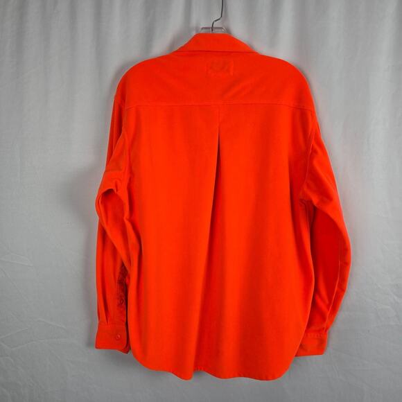 Gamehide Hunting Outdoor Shirt Men's M Orange Soft Fabric Button Down - Picture 2 of 16